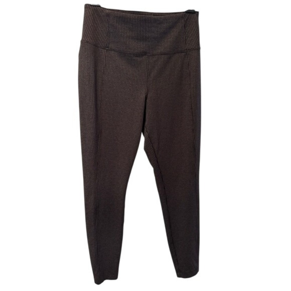 Athleta Delancey Houndstooth‎ Tight Brown Black High Rise Leggings Small S